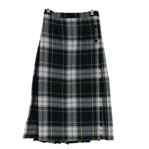 Bonda Pure Wool Skirt Womens 8 Dark Academia Preppy Classic Scottish Mod Vintage